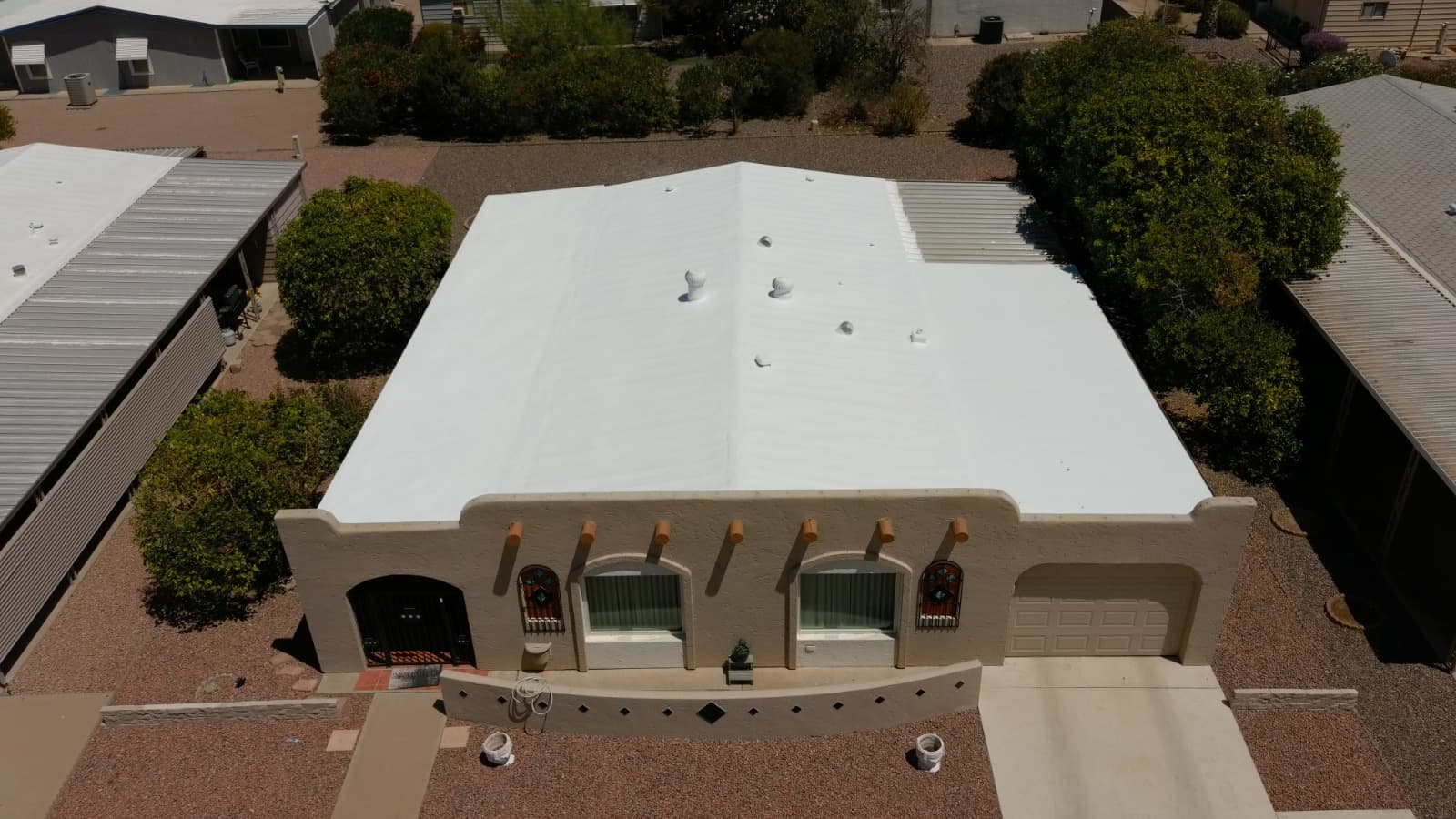 Storm damage roof repair finished by XRP Roofing Arizona