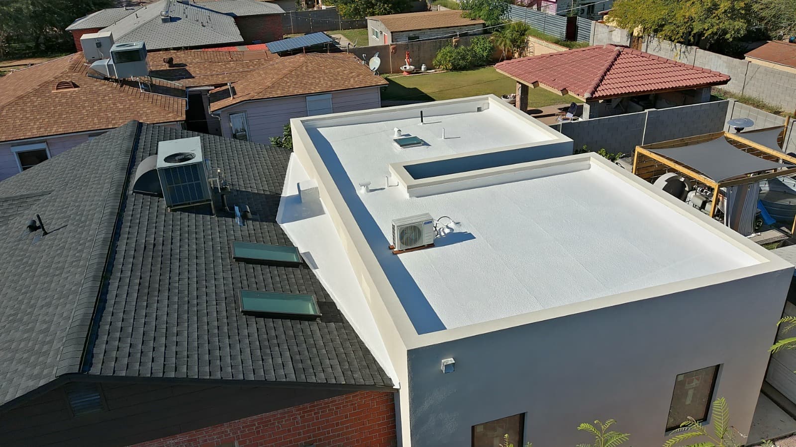 Commercial roofing project completed by XRP Roofing Phoenix